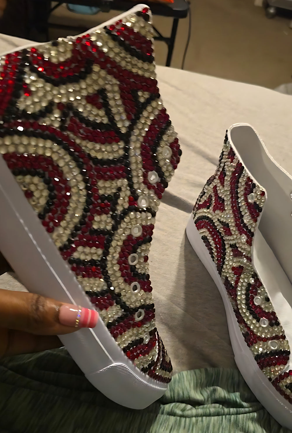 Custom Bling Shoes | Rhinestone Sneakers + Personalized Design