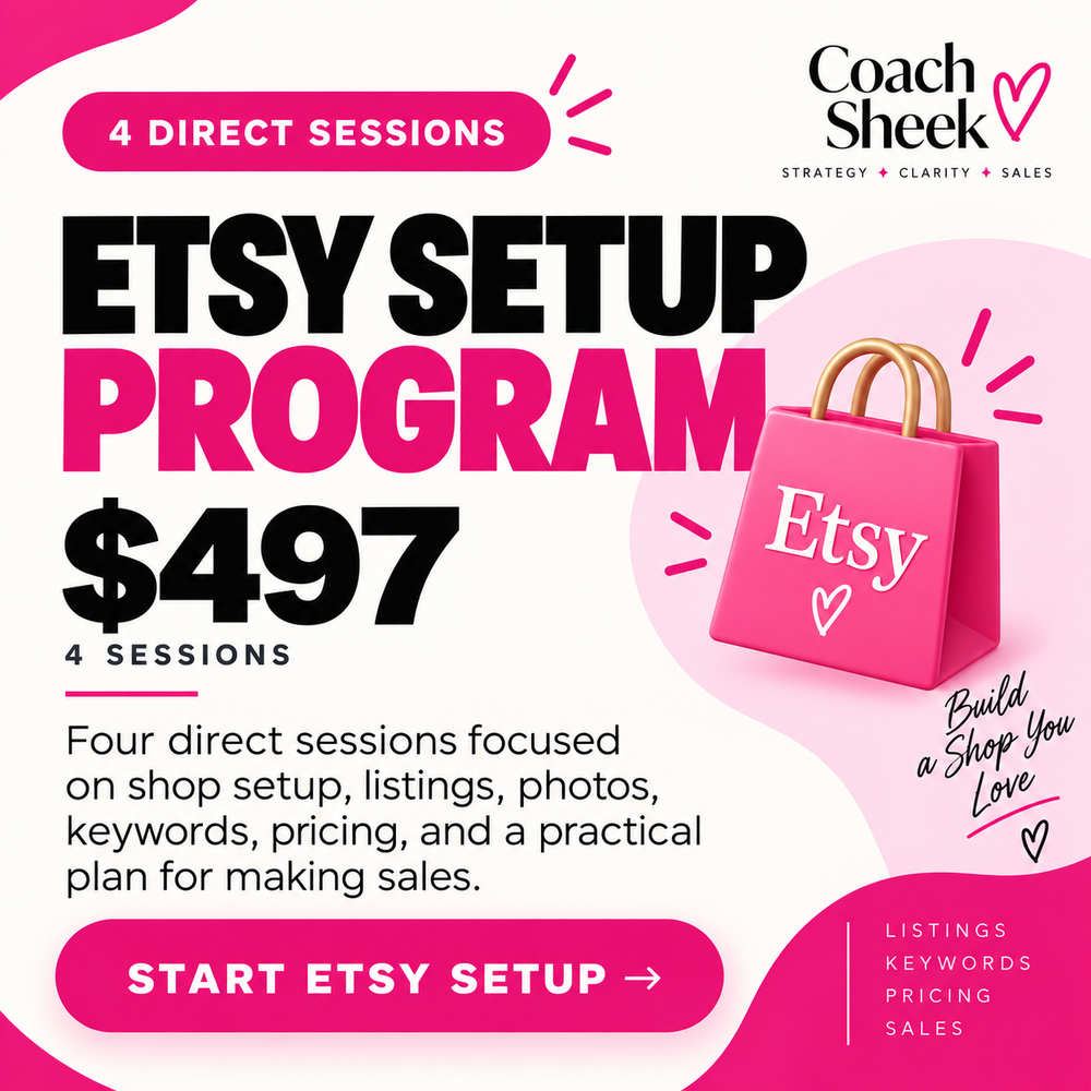 ETSY SETUP PROGRAM