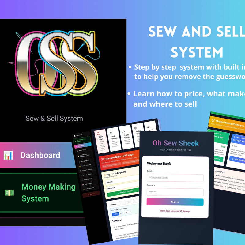 SEW AND SELL SYSTEM