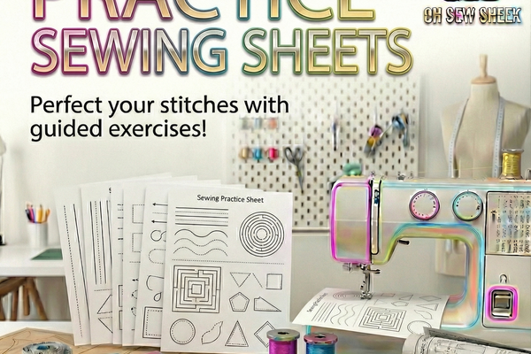 Practice sewing sheets