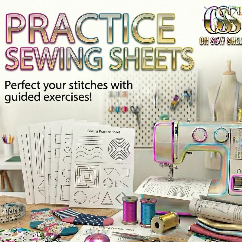 Practice sewing sheets