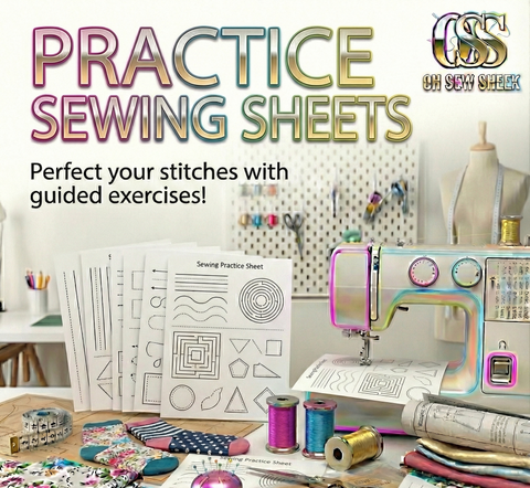 Practice sewing sheets