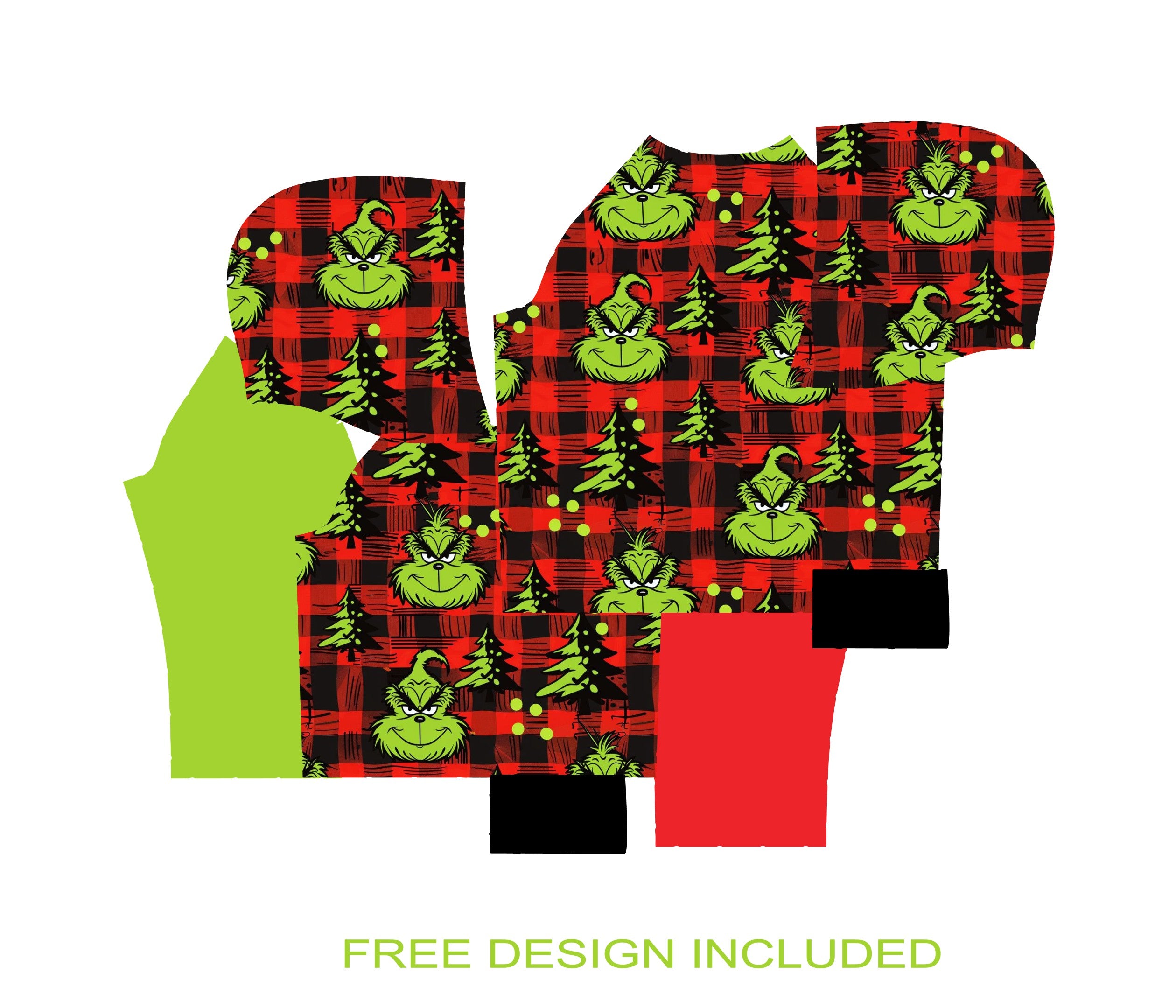 Hoodie Templates (Kids+Adults)