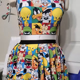 2 piece Circle Skirt Set Template Adults