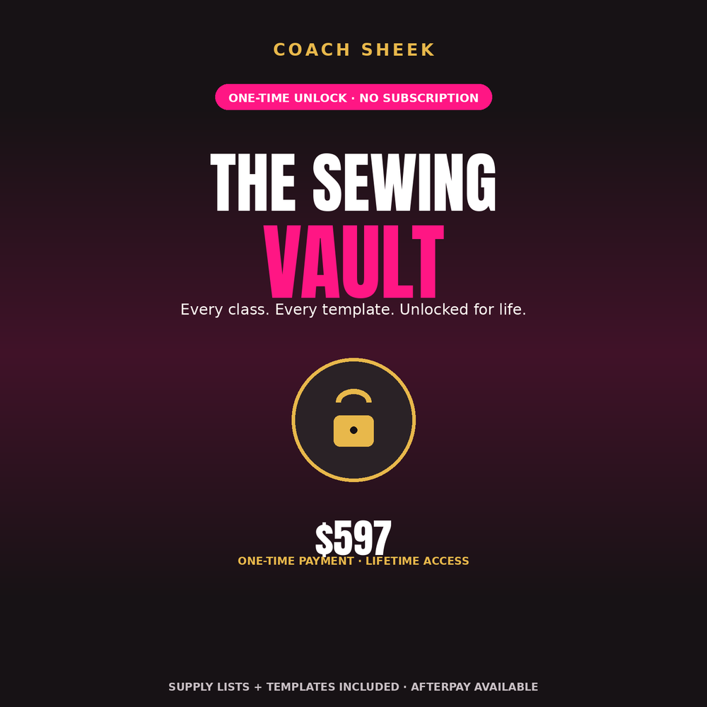 The Sewing Vault — Lifetime Access